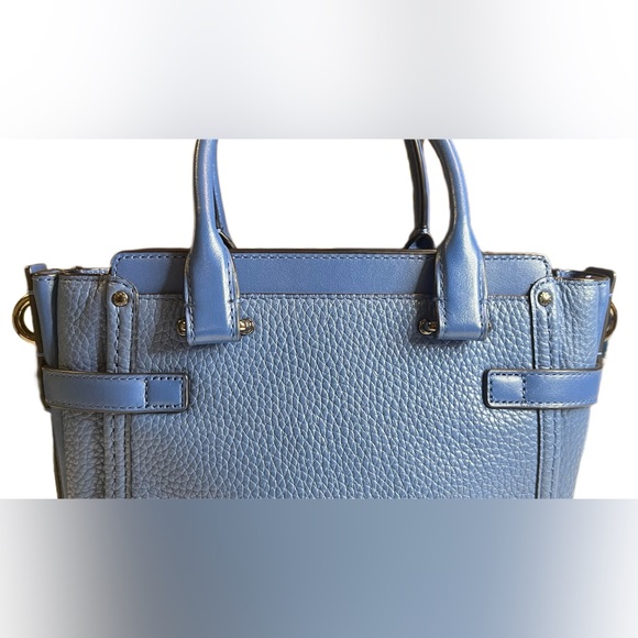 Coach swagger 21 Azure blue crossbody/shoulder leather bag - Picture 5 of 17